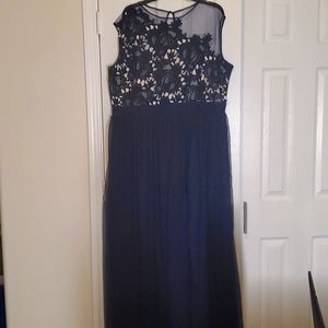 Little Mistress Navy blue dress